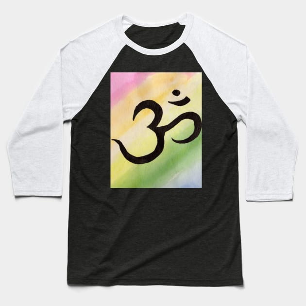 Aum Baseball T-Shirt by lindaursin